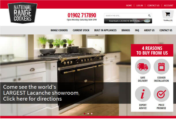 National Range Cookers Home Page