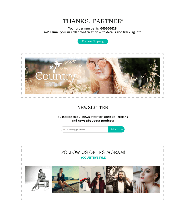 Success Page Banner 2 Magento 2 Success Page