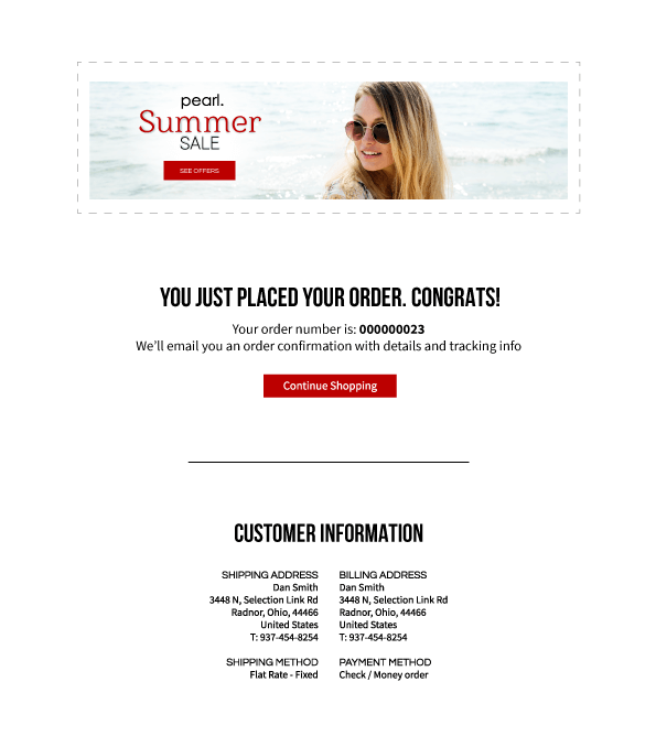 Success Page Banner 4 Magento 2 Checkout Success Page