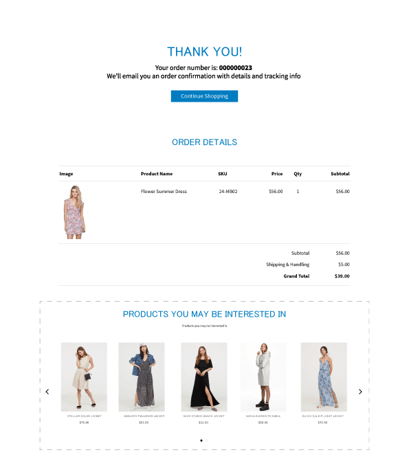 Success Page Banner 5 Magento 2 Success Page