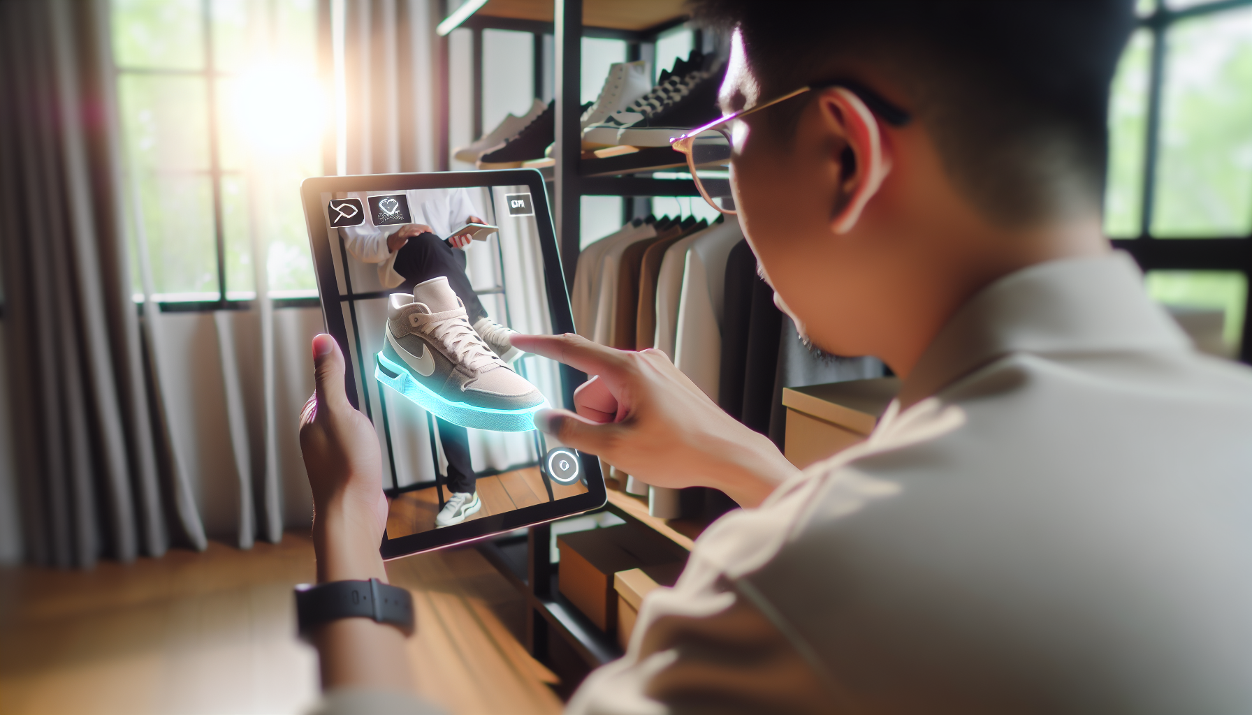 Enhanced online shopping experience with AR technology