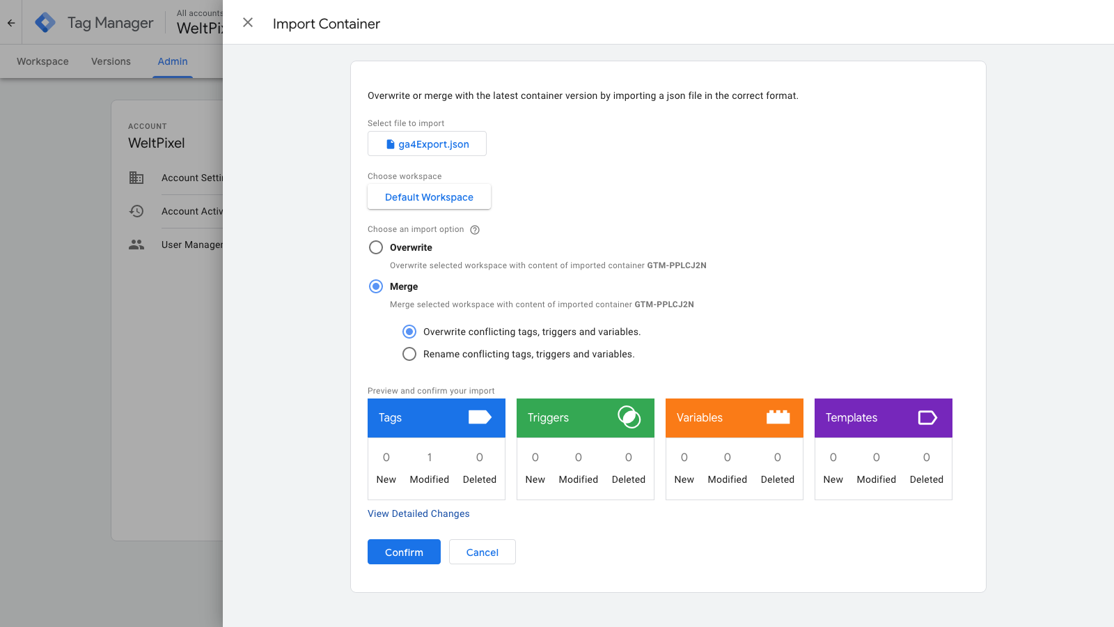 Google Analytics 4 Enhanced Conversions Google Tag Manager Import Container