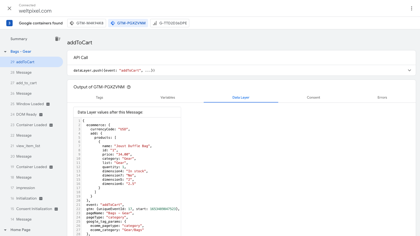 Google Tag Manager Preview Mode