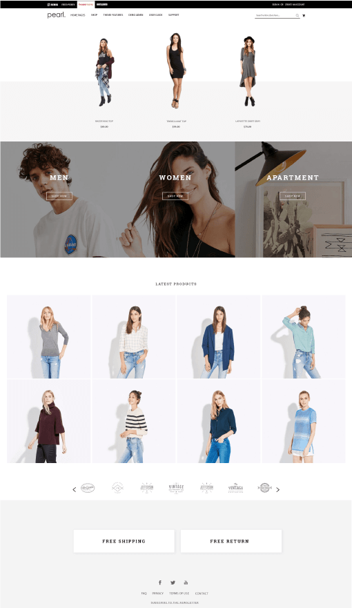 Magento 2 Themes - Pearl Theme | Premium Magento 2 Template - WeltPixel