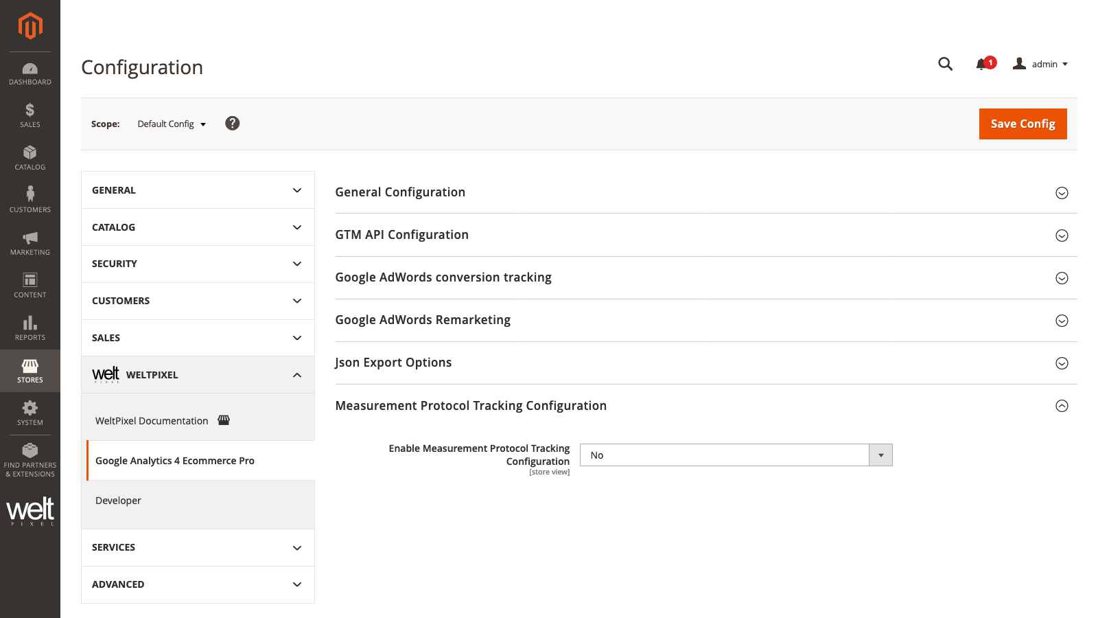 Google Analytics 4 - Measurement Protocol Settings