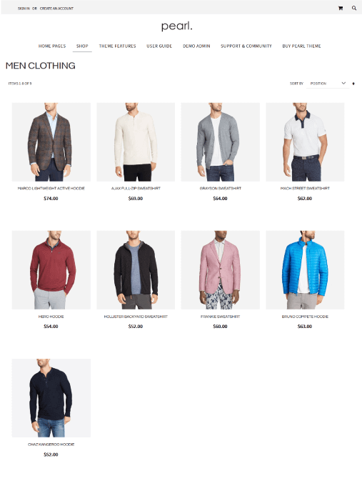 Magento Category Page - 4 COLUMNS