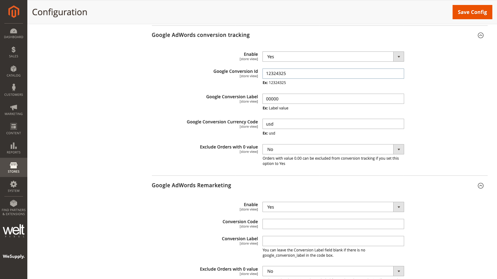 WeltPixel Google Analytics 4 Google Ads