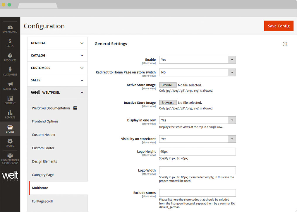 weltpixel multi brand multi language magento 2